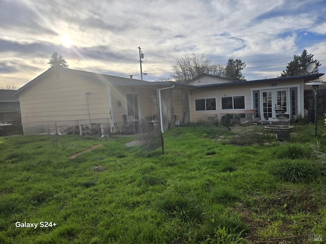 view of rear view of house