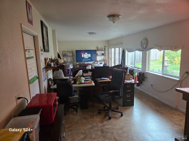 office area featuring plenty of natural light