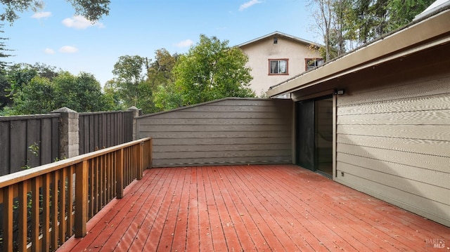 view of deck