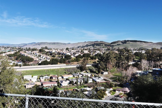 view of mountain feature