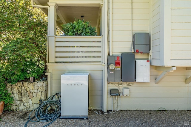 view of utility room