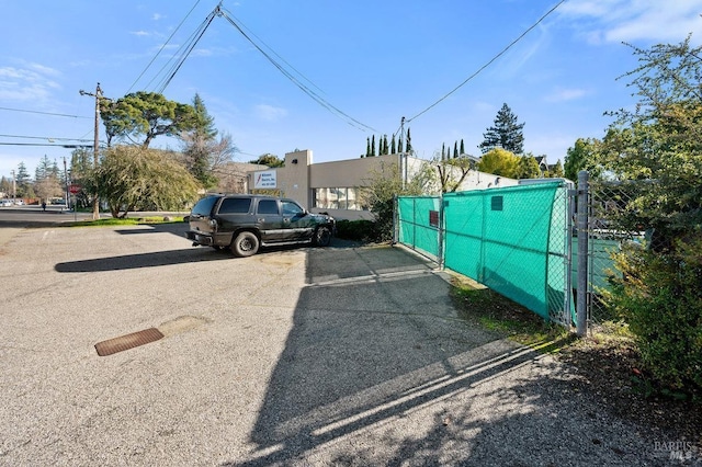 view of vehicle parking