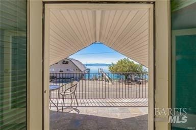 view of doorway to outside