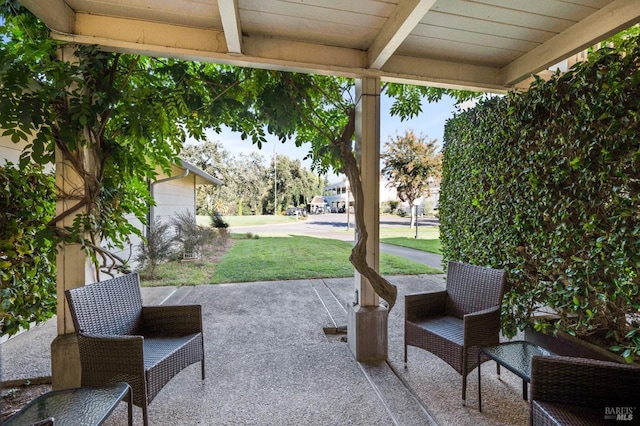 view of patio