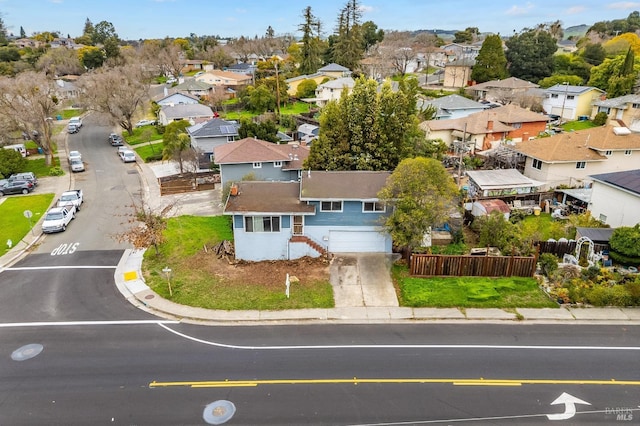 birds eye view of property featuring a residential view