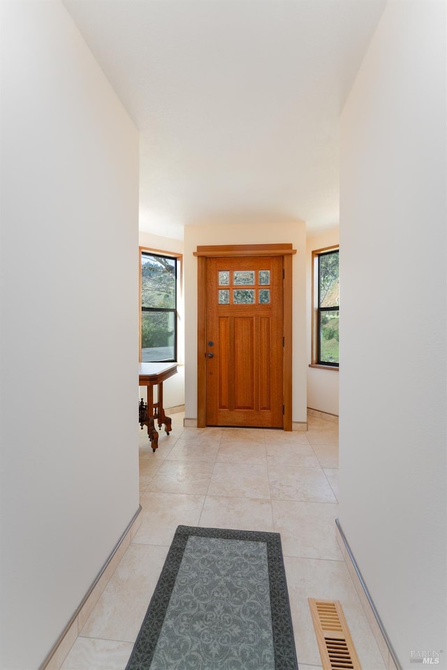 interior space with a wealth of natural light