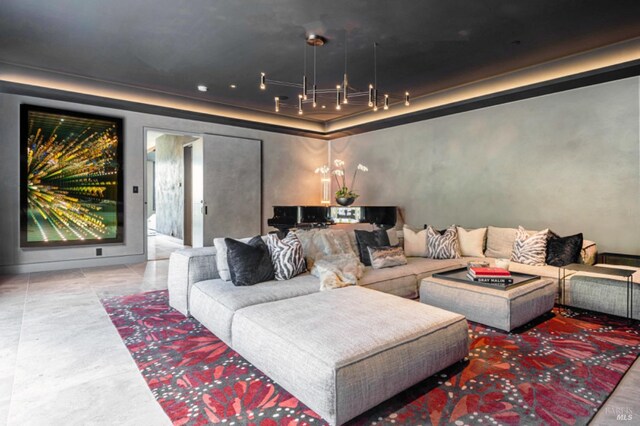 dining area featuring vaulted ceiling with beams