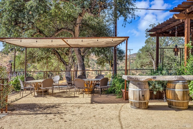 500 Old Long Valley Rd, Clearlake Oaks, CA 95423 - view of patio featuring outdoor dining area