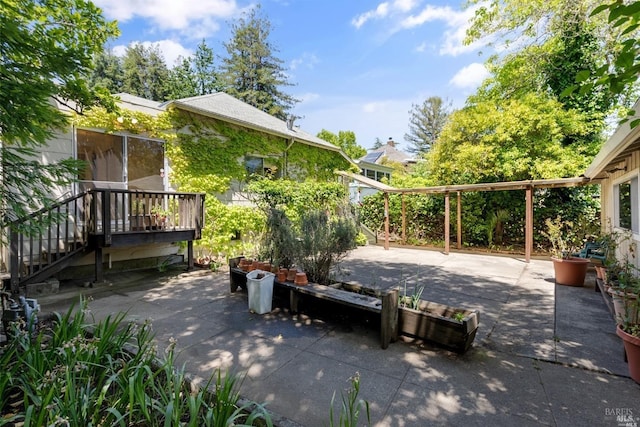 view of patio