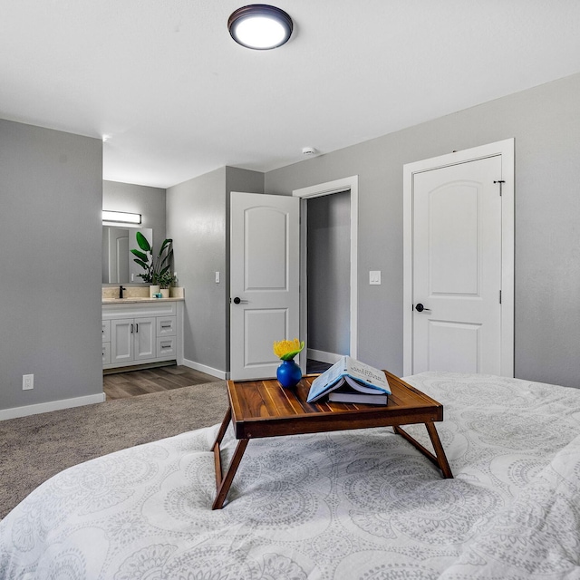 interior space featuring ensuite bathroom