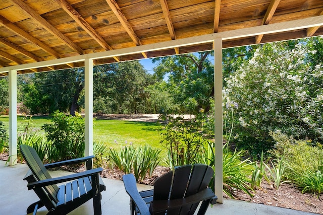 view of patio