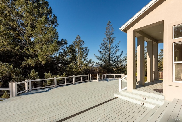 view of deck