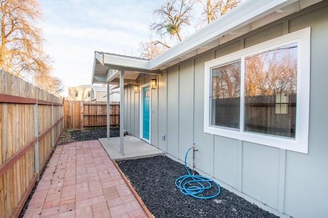 exterior space featuring a patio area