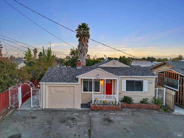 view of front of home