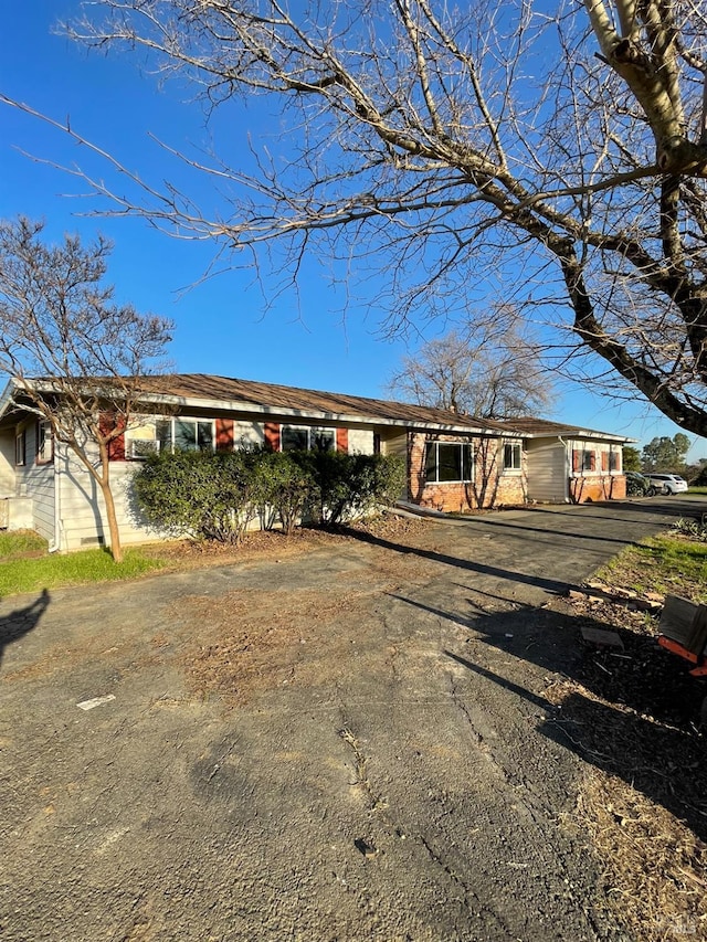 view of ranch-style house