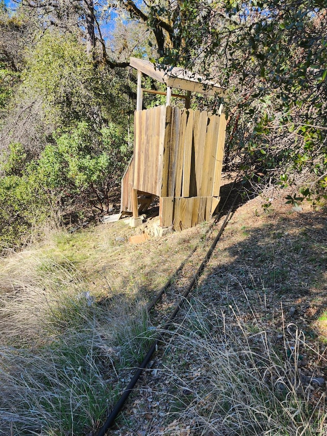 view of outbuilding