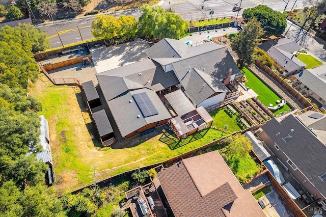 birds eye view of property featuring a residential view