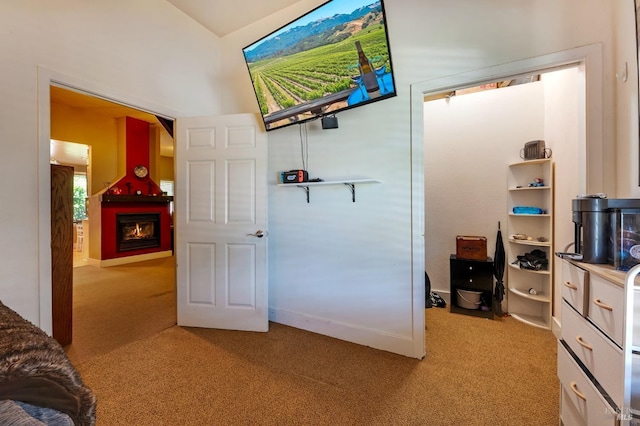 interior space with light carpet