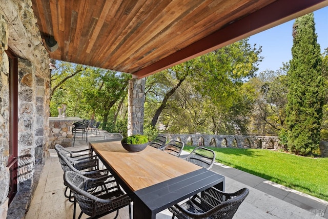 35 Forest Ln, Napa, CA 94558 - view of patio / terrace featuring outdoor dining area