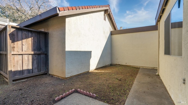 view of side of property