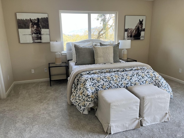 bedroom featuring carpet floors, multiple windows, access to exterior, and visible vents