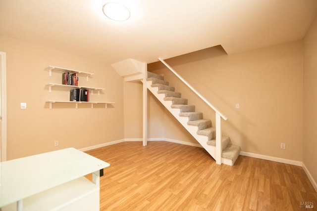 interior space featuring hardwood / wood-style flooring