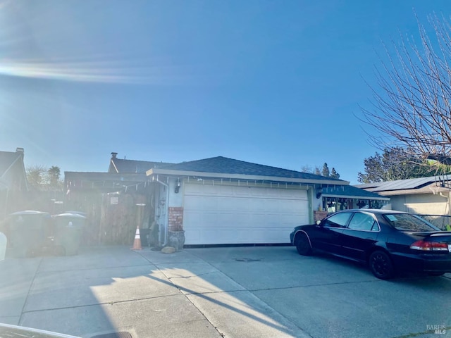 exterior space with driveway