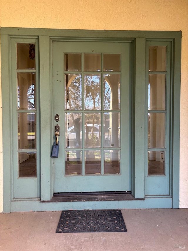 view of entrance to property