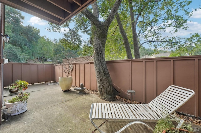 view of patio