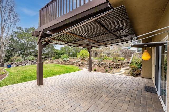 view of patio