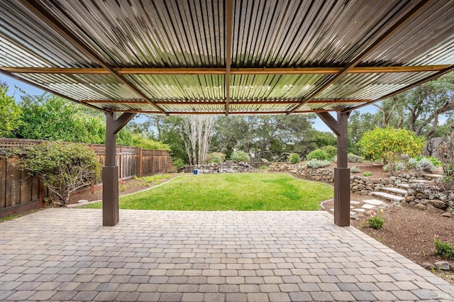 view of patio