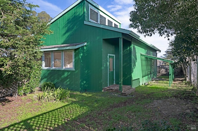 view of back of house