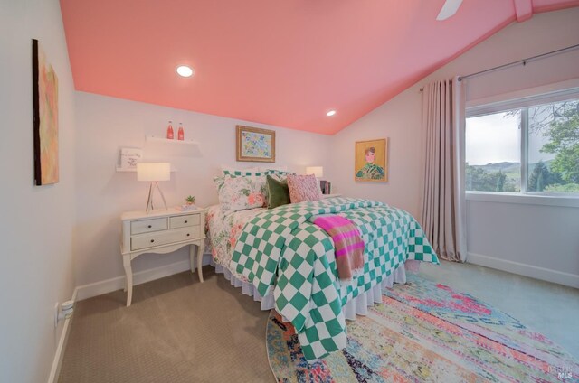 bedroom with a closet and carpet