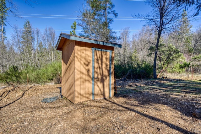 view of outbuilding