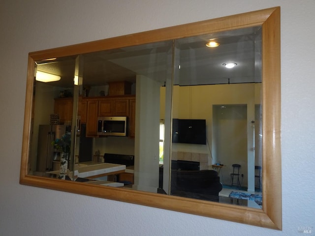 kitchen with stainless steel appliances