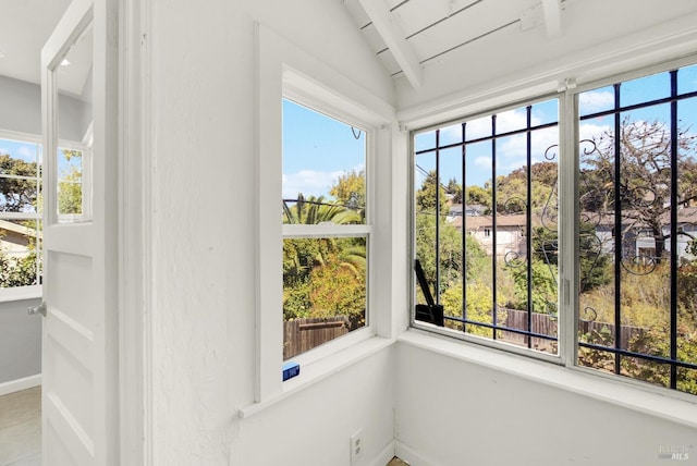 sunroom / solarium with a healthy amount of sunlight