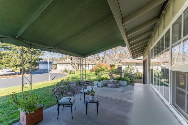 view of patio