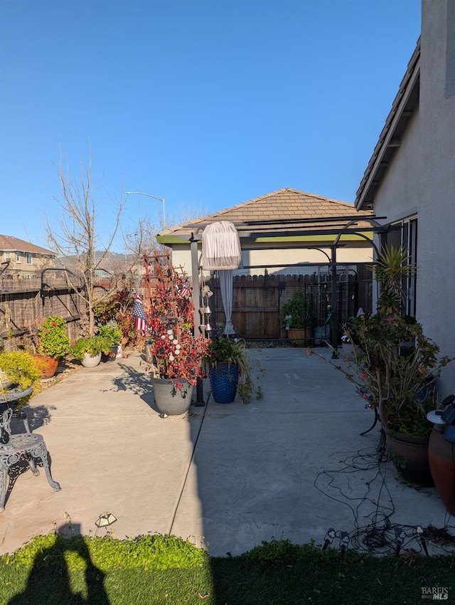 view of patio