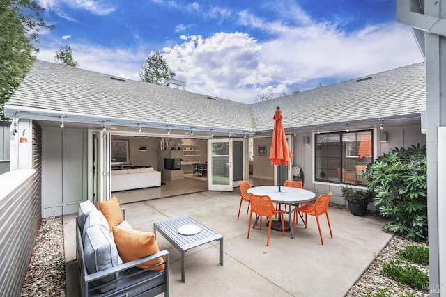 view of patio / terrace with outdoor dining area