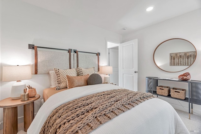 bedroom with carpet flooring