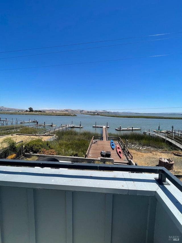 property view of water