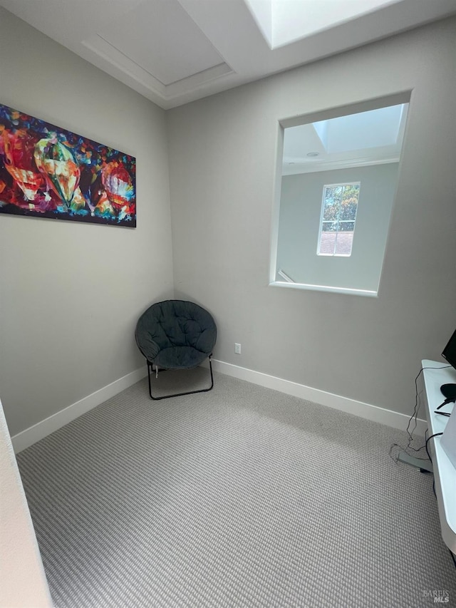 view of living area
