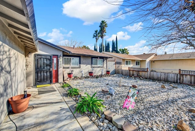 exterior space with a patio