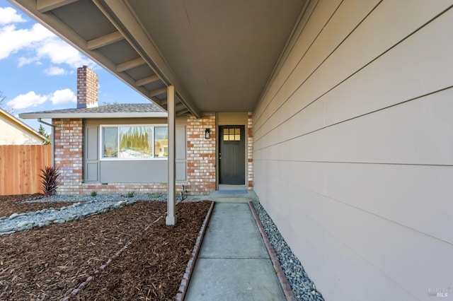 view of property entrance