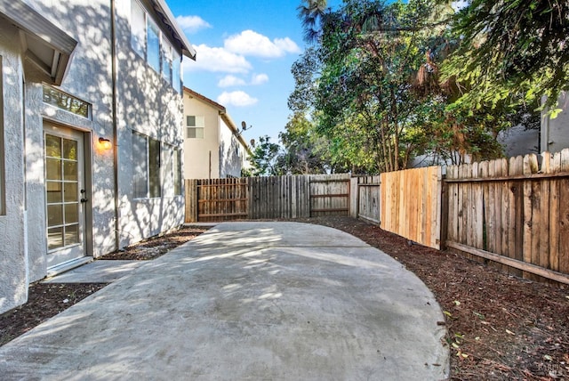 view of patio / terrace with a fenced backyard