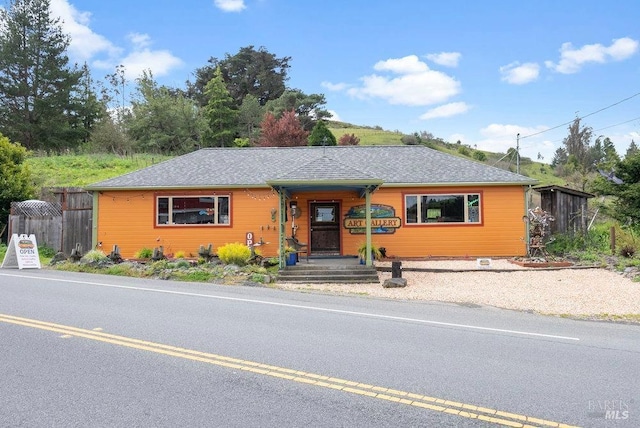 view of ranch-style home