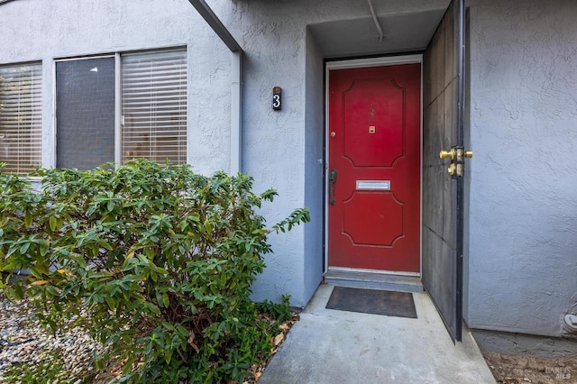 view of entrance to property