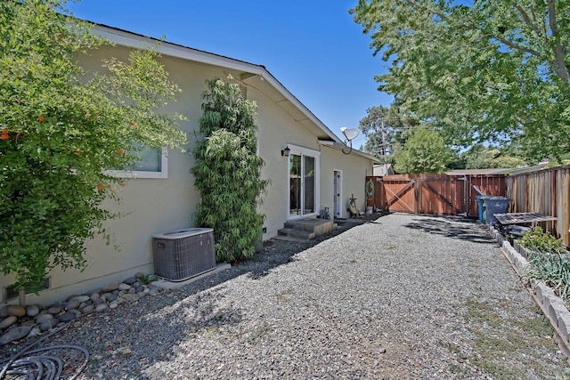 view of property exterior featuring cooling unit