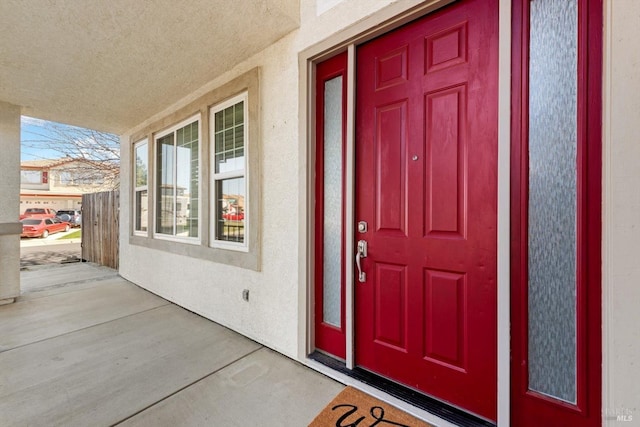 view of entrance to property