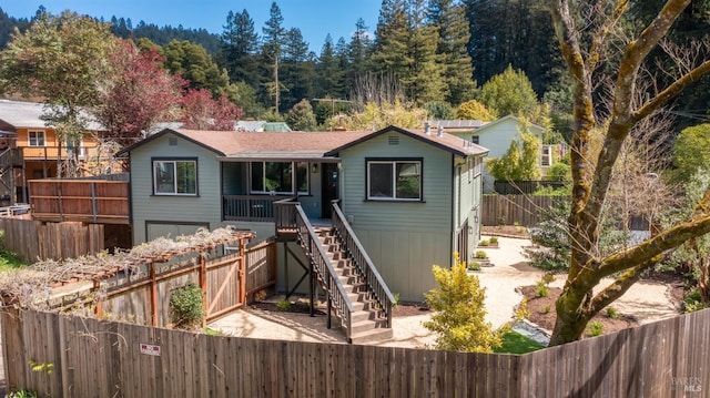 view of ranch-style house